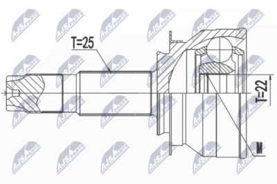 Joint Kit, drive shaft NTY NPZ-CH-040