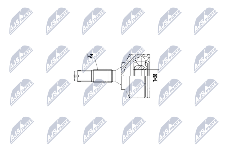 NTY NPZ-CT-025 Joint Kit, drive shaft