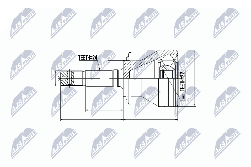 NTY NPZ-DA-013 Joint Kit, drive shaft