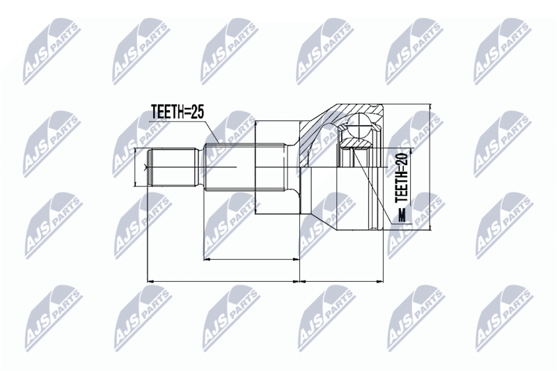NTY NPZ-FR-013 Joint Kit, drive shaft