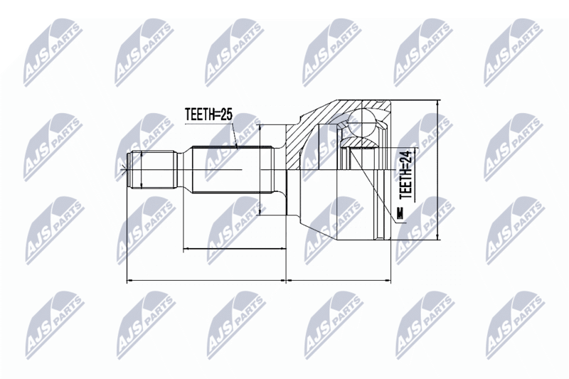 NTY NPZ-FR-029 Joint Kit, drive shaft