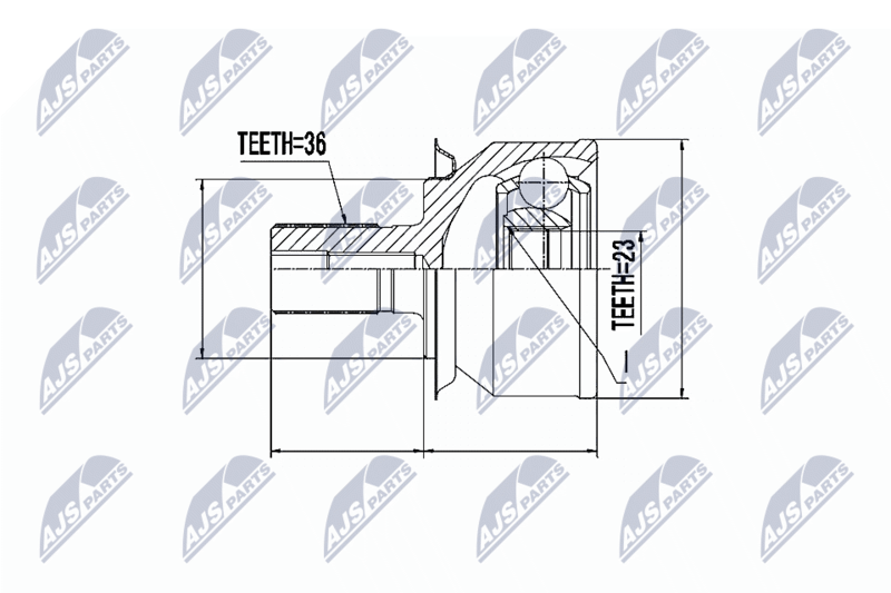 NTY NPZ-FR-031 Joint Kit, drive shaft