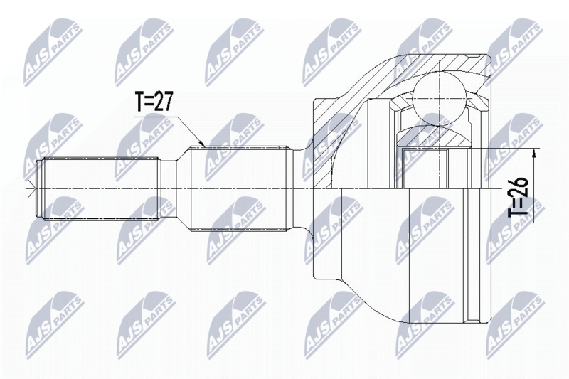 NTY NPZ-FR-044 Joint Kit, drive shaft