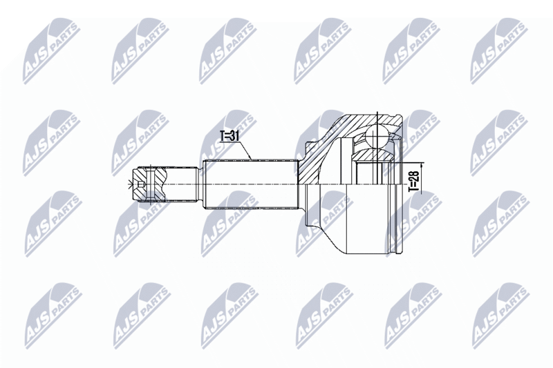 NTY NPZ-FR-052 Joint Kit, drive shaft