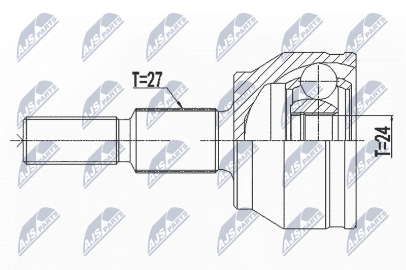 NTY NPZ-FR-057 Joint Kit, drive shaft