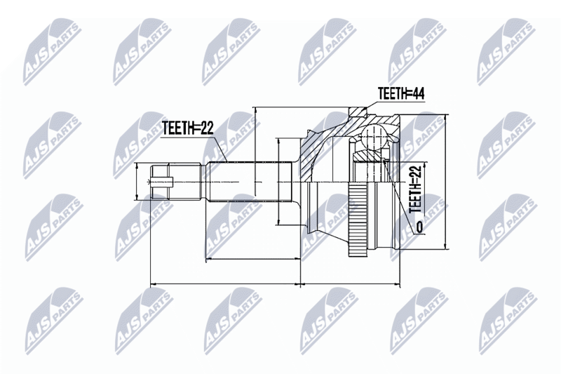 NTY NPZ-FT-022 Joint Kit, drive shaft