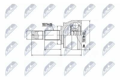 Joint Kit, drive shaft NTY NPZ-FT-032