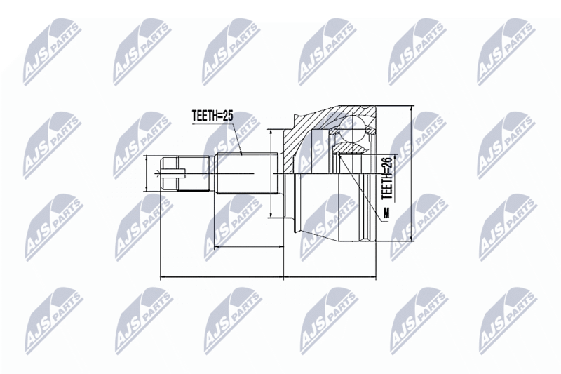 NTY NPZ-FT-035 Joint Kit, drive shaft