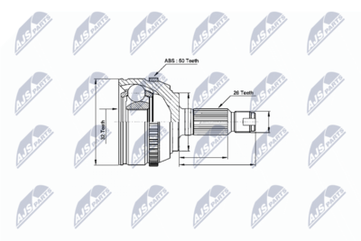 Joint Kit, drive shaft NTY NPZ-HD-037