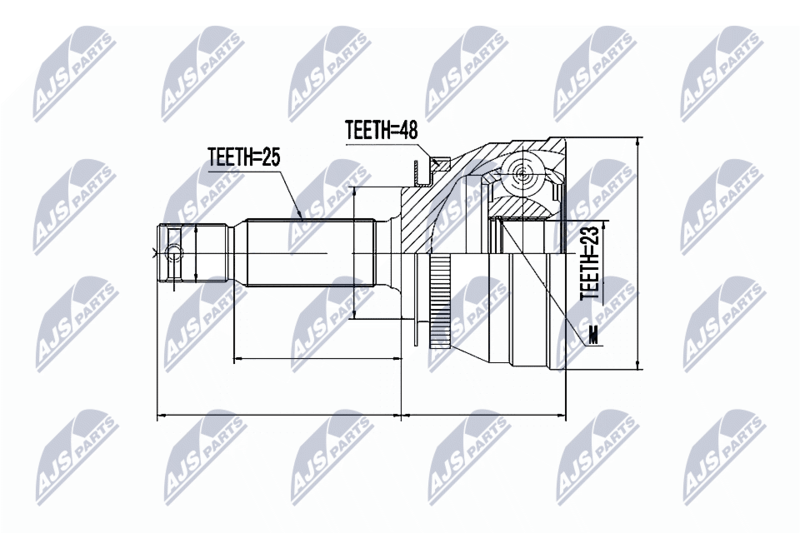 NTY NPZ-HY-503 Joint Kit, drive shaft