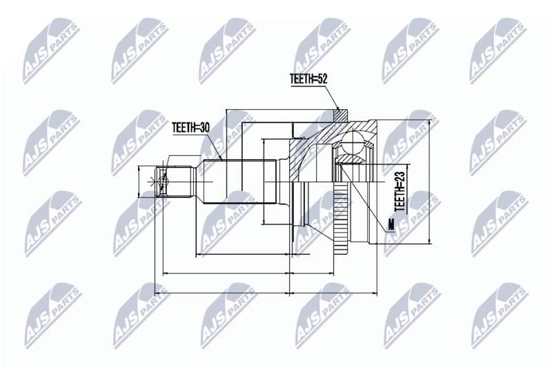 NTY NPZ-HY-513 Joint Kit, drive shaft