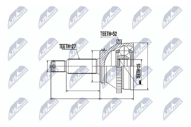 NTY NPZ-HY-514 Joint Kit, drive shaft