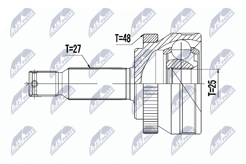 NTY NPZ-HY-517 Joint Kit, drive shaft