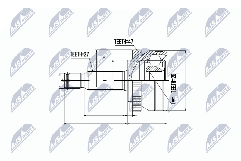 NTY NPZ-HY-531 Joint Kit, drive shaft