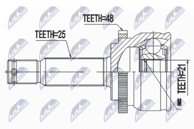 Joint Kit, drive shaft NTY NPZ-HY-555
