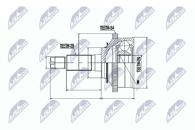 NTY NPZ-KA-310 Joint Kit, drive shaft