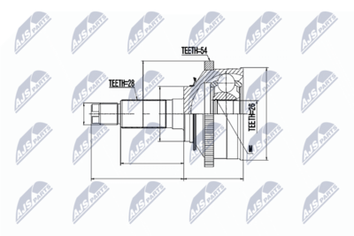 Joint Kit, drive shaft NTY NPZ-KA-310