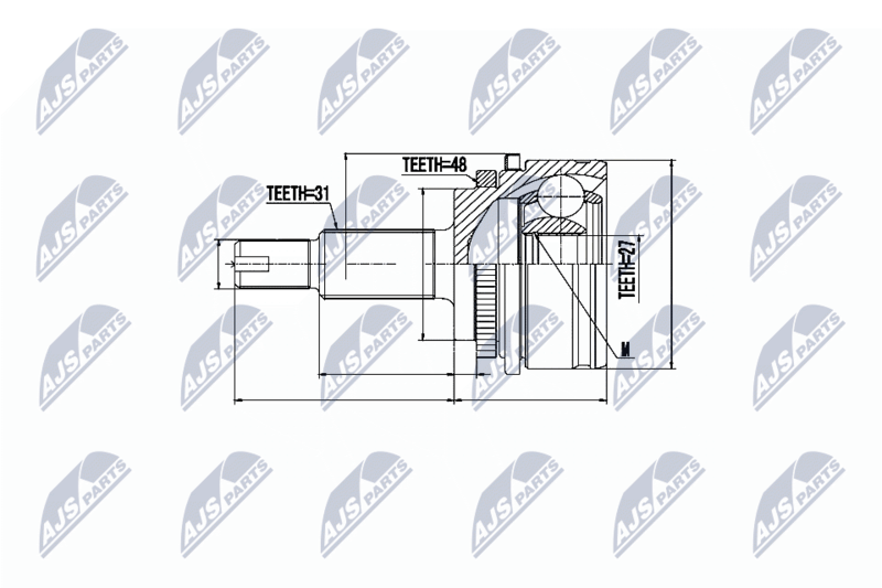 NTY NPZ-LR-003 Joint Kit, drive shaft