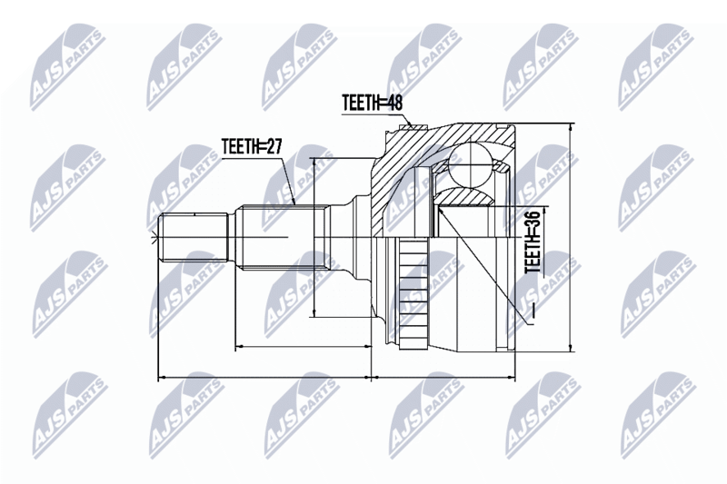 NTY NPZ-ME-006 Joint Kit, drive shaft