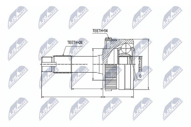 NTY NPZ-ME-011 Joint Kit, drive shaft