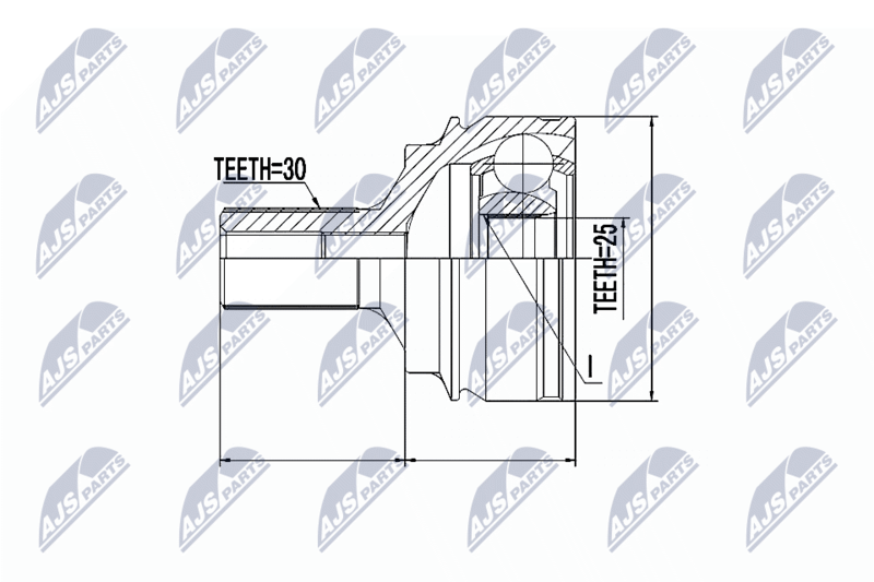 NTY NPZ-ME-016 Joint Kit, drive shaft