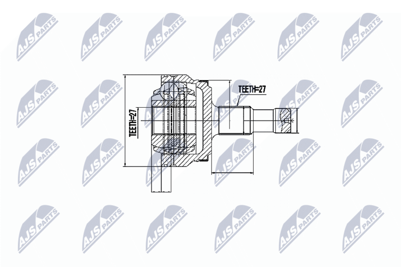 NTY NPZ-ME-017 Joint Kit, drive shaft