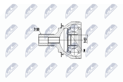 Joint Kit, drive shaft NTY NPZ-ME-023