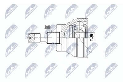 Joint Kit, drive shaft NTY NPZ-ME-024
