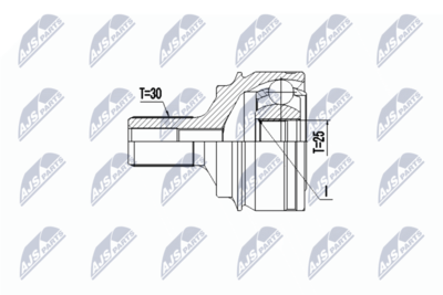 Joint Kit, drive shaft NTY NPZ-ME-027