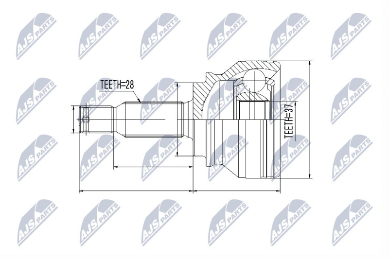 NTY NPZ-MS-061 Joint Kit, drive shaft