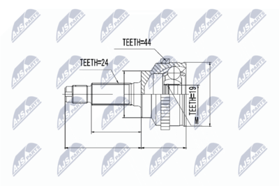 Joint Kit, drive shaft NTY NPZ-MZ-014