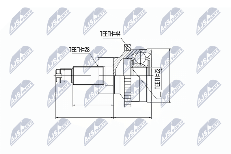 NTY NPZ-MZ-026 Joint Kit, drive shaft