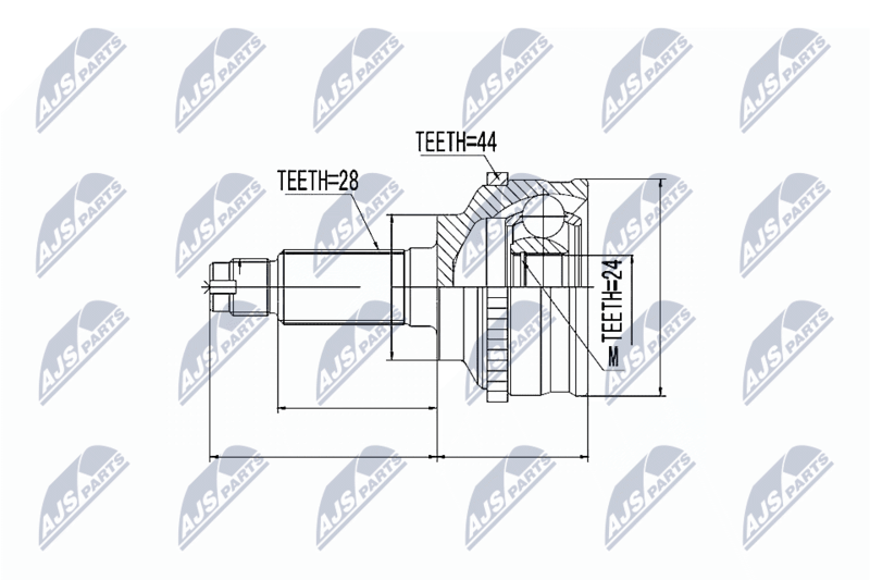 NTY NPZ-MZ-028 Joint Kit, drive shaft
