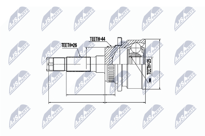 NTY NPZ-MZ-041 Joint Kit, drive shaft
