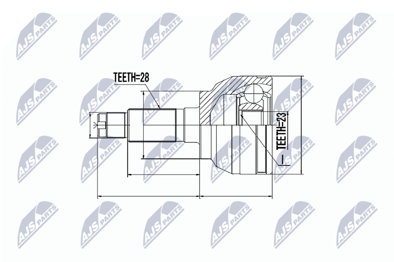NTY NPZ-MZ-047 Joint Kit, drive shaft