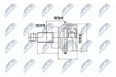 Joint Kit, drive shaft NTY NPZ-MZ-054