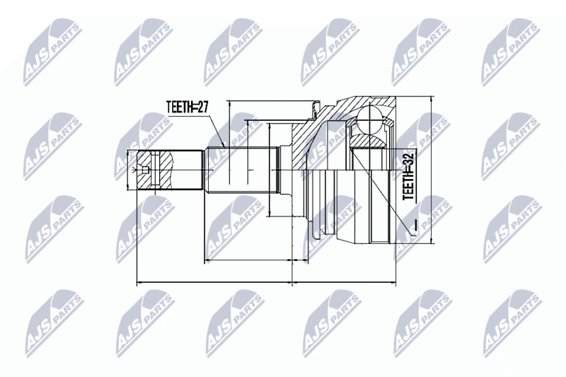 NTY NPZ-NS-026 Joint Kit, drive shaft