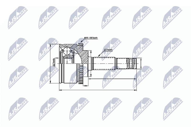 NTY NPZ-NS-043 Joint Kit, drive shaft