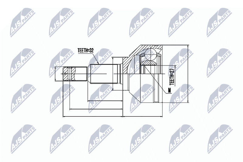 NTY NPZ-NS-055 Joint Kit, drive shaft