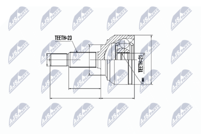 Joint Kit, drive shaft NTY NPZ-NS-057
