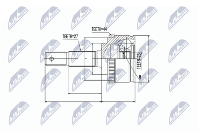 Joint Kit, drive shaft NTY NPZ-NS-059