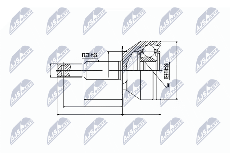 NTY NPZ-NS-063 Joint Kit, drive shaft