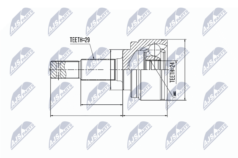 NTY NPZ-NS-065 Joint Kit, drive shaft