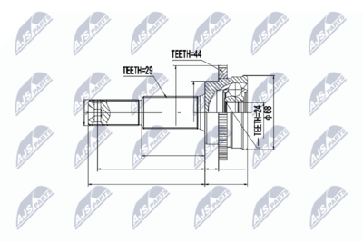 Joint Kit, drive shaft NTY NPZ-NS-067