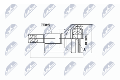 Joint Kit, drive shaft NTY NPZ-NS-082