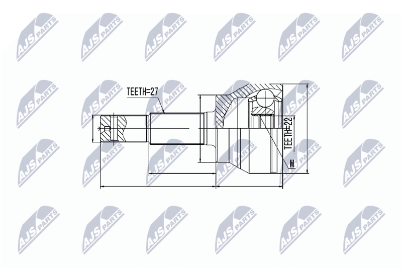 NTY NPZ-NS-083 Joint Kit, drive shaft