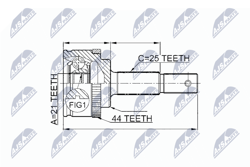 NTY NPZ-NS-086 Joint Kit, drive shaft