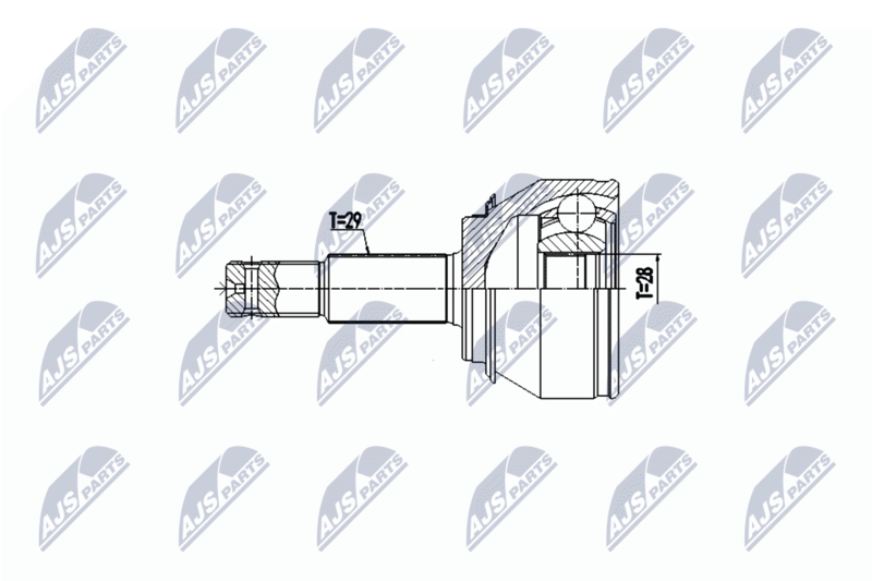 NTY NPZ-NS-098 Joint Kit, drive shaft