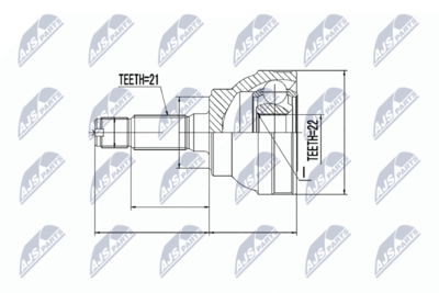 Joint Kit, drive shaft NTY NPZ-PE-003
