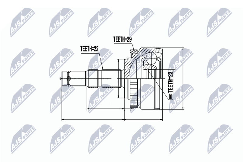 NTY NPZ-PL-015 Joint Kit, drive shaft